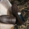 Men’s Genuine Pebble Leather Loafers